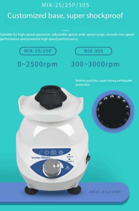 Mini Mixer: Compact, Adjustable Laboratory Vortex Mixer with Multiple Modules gallery