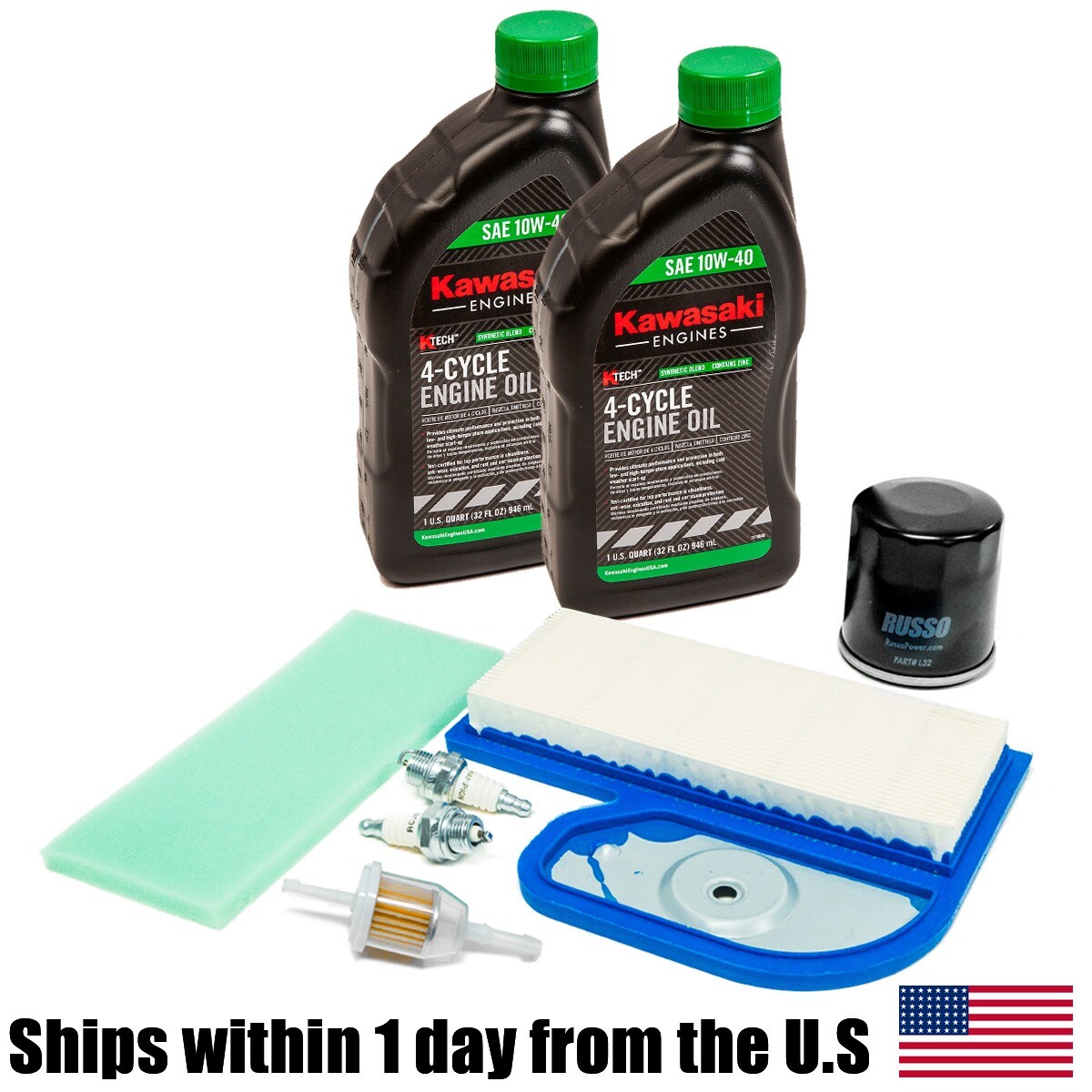 Tune Up Service Oil Kit For John Deere Mowers LT180 LT190 LTR180 LX277 LX280 gallery