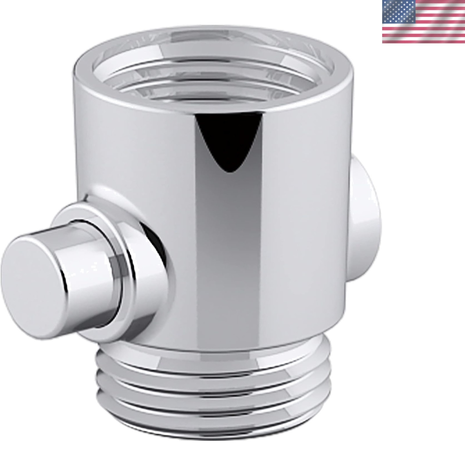 Universal Brass Handshower Adapter - ADA Compliant with Waterproof Gaskets gallery