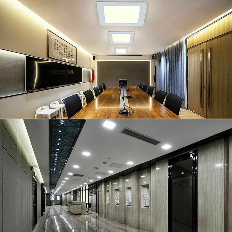 LED Recessed Ceiling Panel Down Light 24W 18W 15W 12W 9W 6W 3W Downlight Lamp US gallery