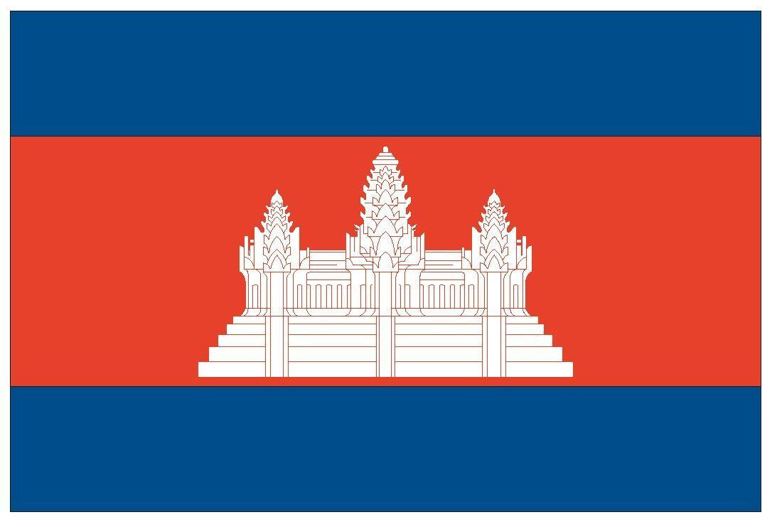 Cambodia Flag Sticker Decal F81 gallery
