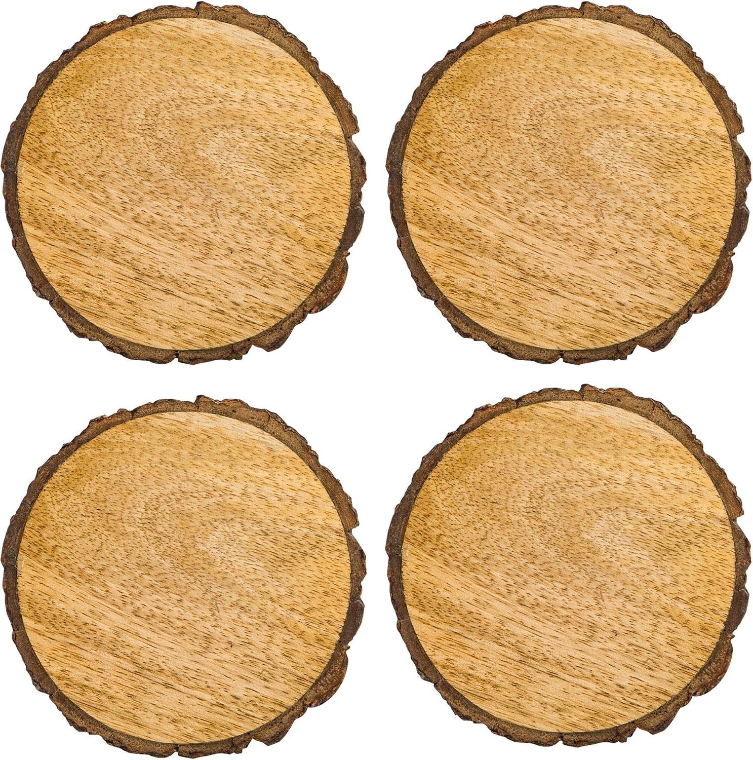 High-Quality Round Wooden Coasters - Perfect for Stylish Surface Protection gallery