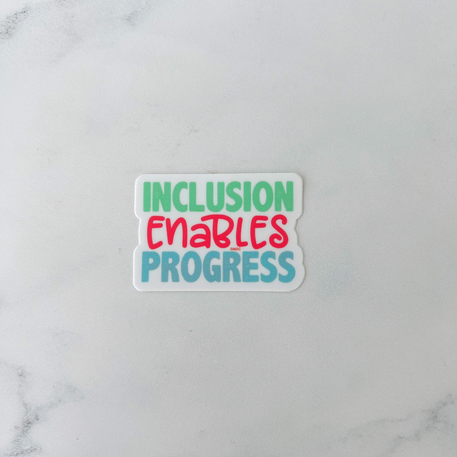 Inclusion Enables Progress Sticker gallery