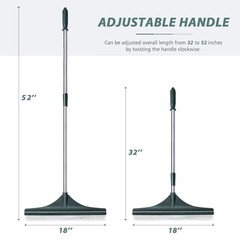Orientools Artificial Turf Rake Remove pet hair from carpets fast, 52″ handle.