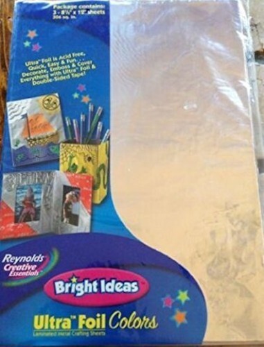 6 Reynold's Creative Bright Ideas Ultra Foil Colors Metallic Paper Wrap - Silver gallery