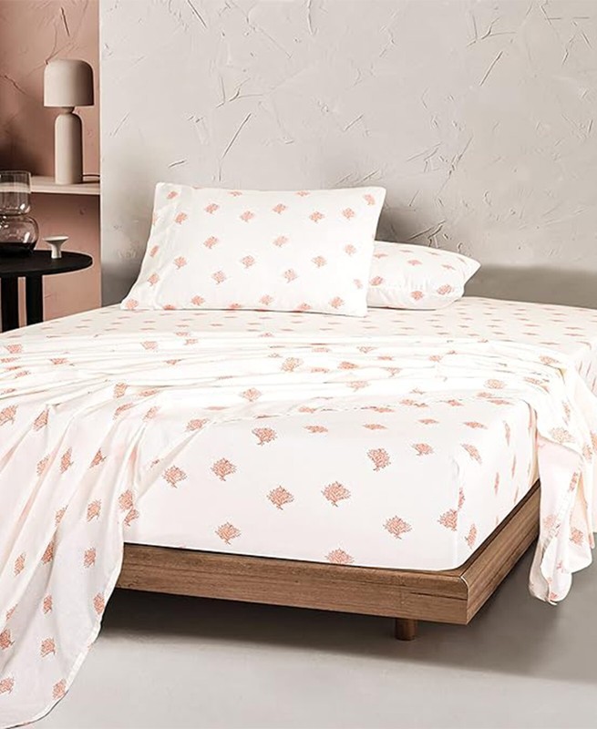 100% Cotton Sheets Fitted Flat Bed Sheets Twin,Twin XL,Full,Queen,King Size gallery
