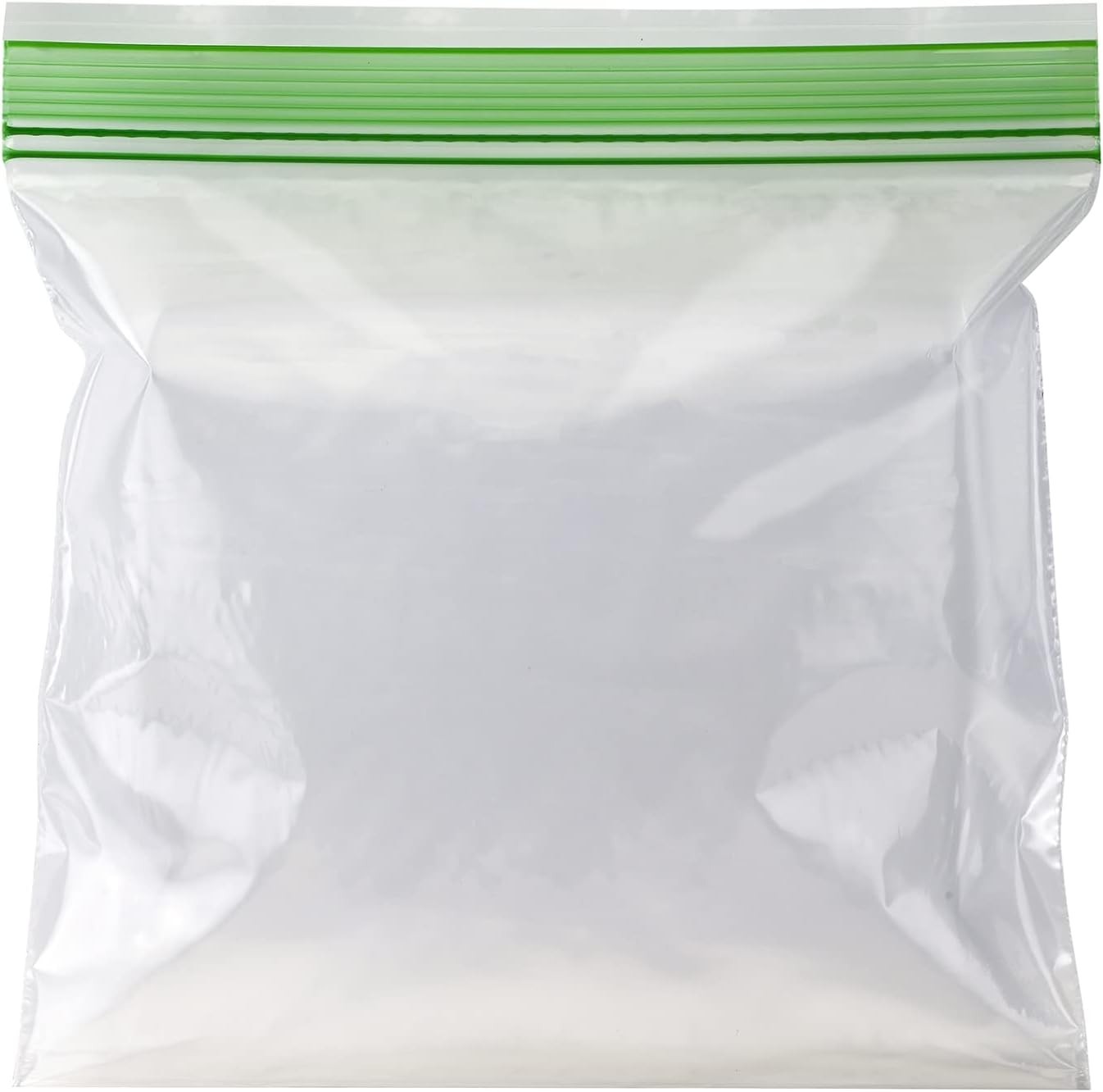 Basics Reclosable Double Zipper Sandwich Storage Bags for Food Storage, B gallery