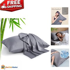 Breathable Envelope Closure Pillow Cases – Set of 2, 20×26 for Hot Sleepers