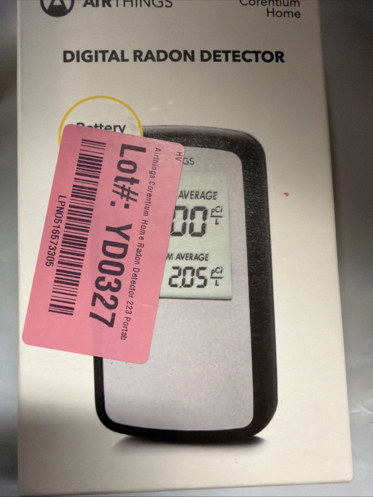 Airthings 223 Corentium Home Radon Detector New Sealed gallery