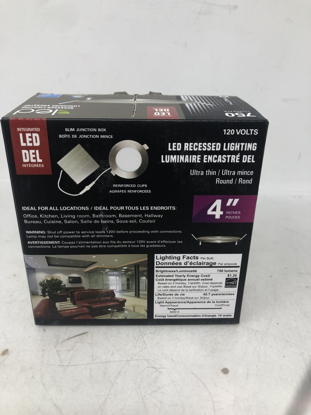 XTRICITY Led 750 Lumens 10 Watts 4 " Receessed Lighting Qty:1 gallery