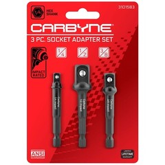 Impact Socket Adapter Set – Drill & Driver Bit Set, 1/4 to 1/2 Inch Adapter f…