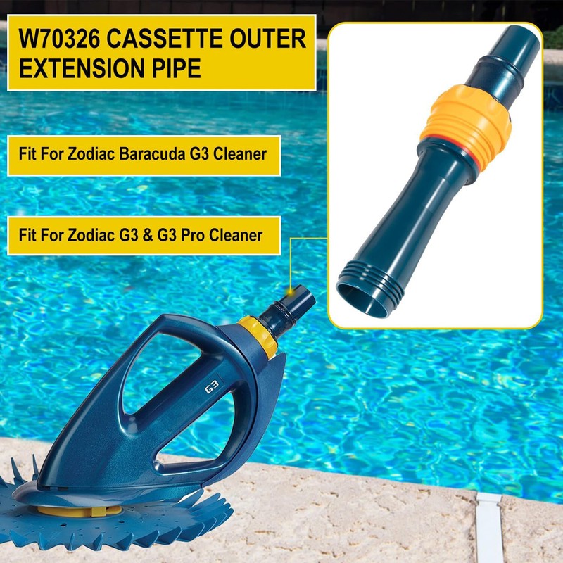 W70326 Cassette Outer Extension Pipe with Handnut For Zodiac Baracuda G3/G3 Pro gallery