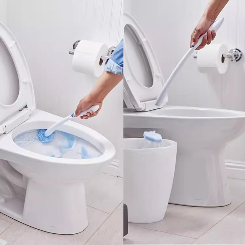 50PCS Cleaner Wand Refills Disposable Toilet Brush Heads For Cleaning Wand gallery