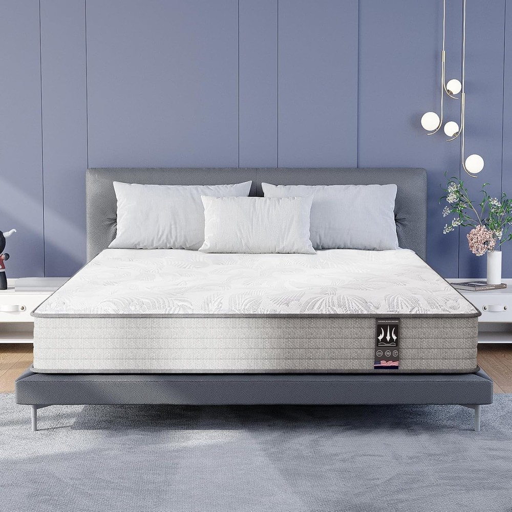 Twin Full Queen King Gel Memory Mattress 12" 14" Spring Hybrid Mattress in a Box
