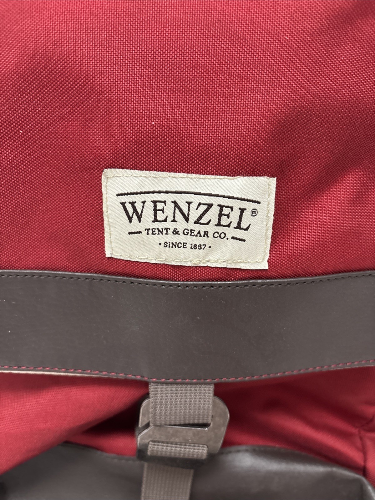 Wenzel Tent & Gear Co. Backpack Red 2