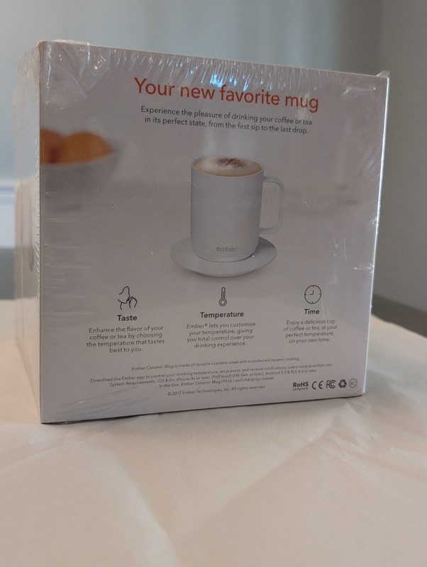 EMBER Temperature Control Smart Coffee Mug 2 , 10 oz App Controlled NEW / SEALED gallery