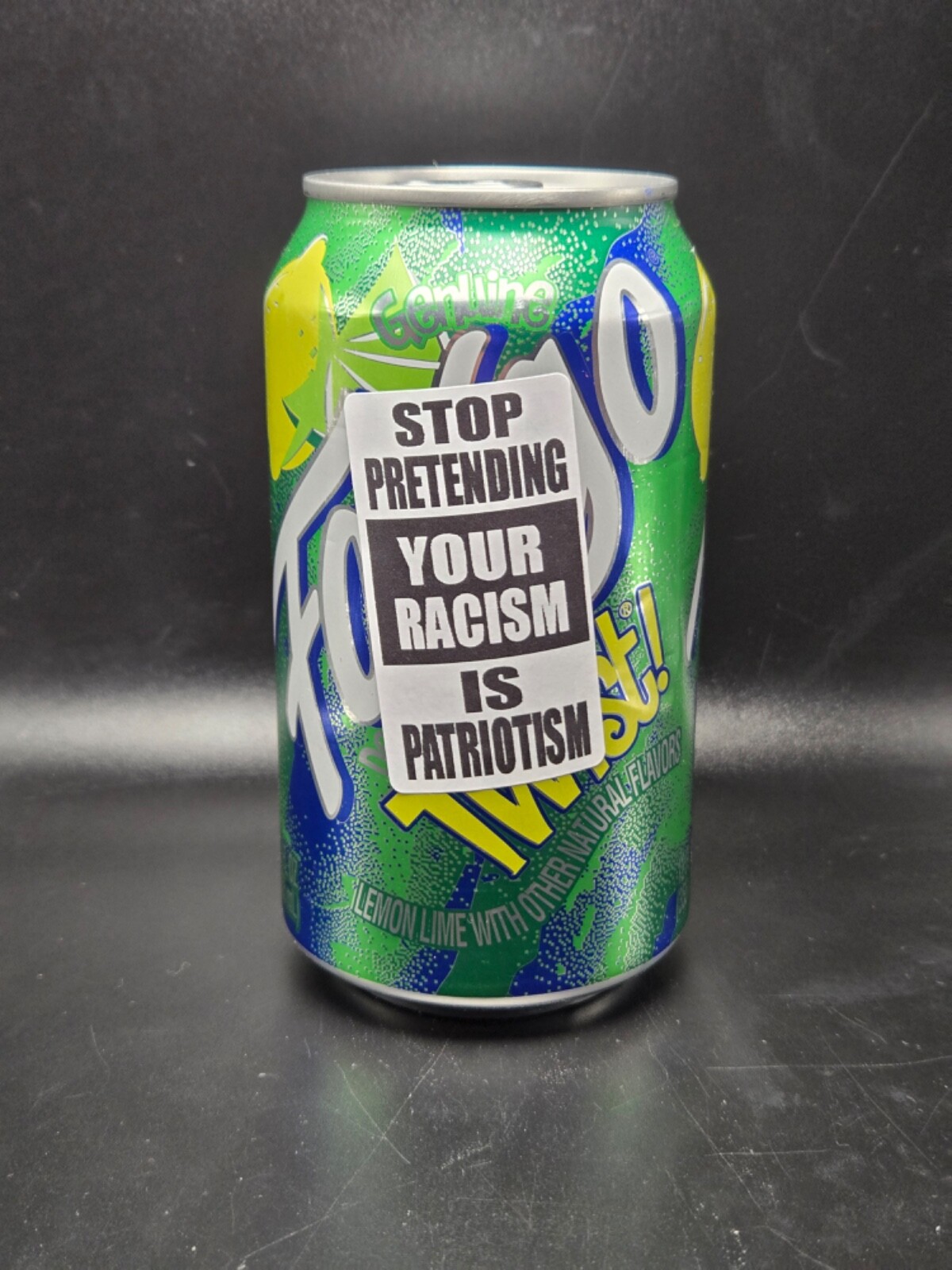 "STOP PRETENDING YOUR RACISM IS PATRIOTISM" 25-500 bulk pack stickers labels gallery