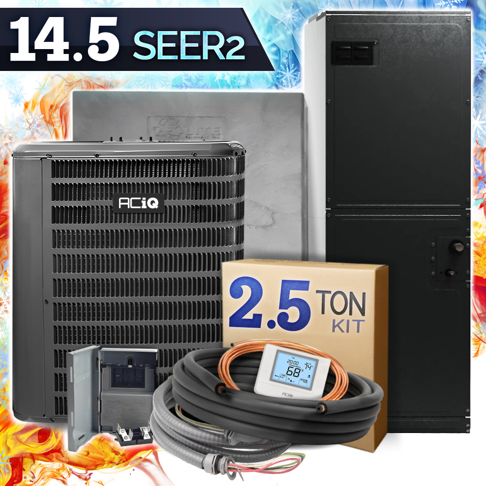 ACiQ 2.5 Ton Heat Pump AC Split System Central Air Conditioner - R32, 14.5 SEER2 gallery