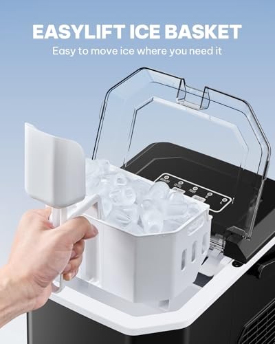 Silonn Portable Countertop Ice Maker 9 Cubes in 6 Mins 26 Lb per Day gallery