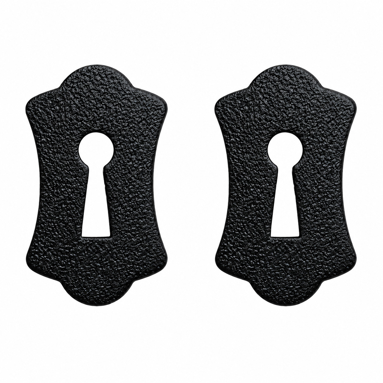 Garage Door Decorative Magnetic Keyhole 3 1/2″ Flexible Crinkle Finish (2pcs) gallery