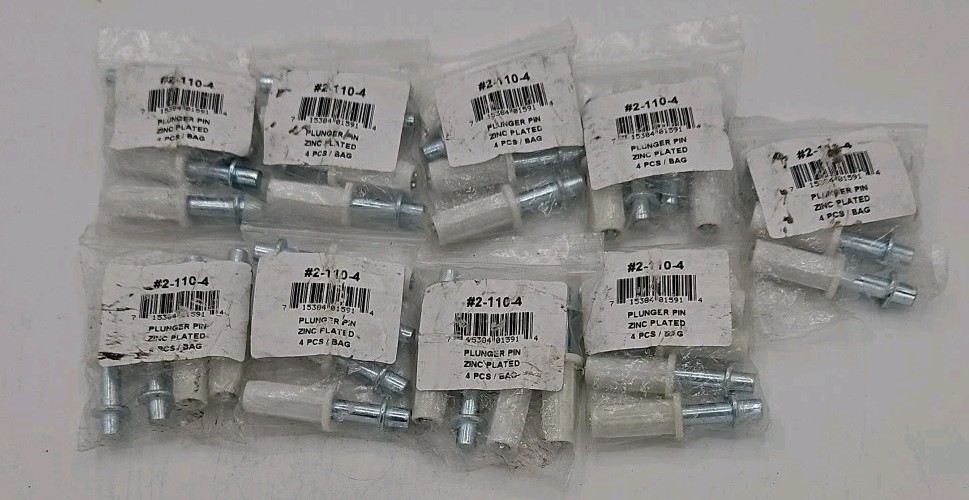 Generic - 2-110-4 - 2" Wardrobe Bi-Fold Top Pivot Base - 4 per Bag - Lot of 9 gallery