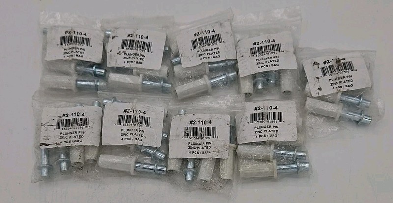 Generic - 2-110-4 - 2" Wardrobe Bi-Fold Top Pivot Base - 4 per Bag - Lot of 9 gallery
