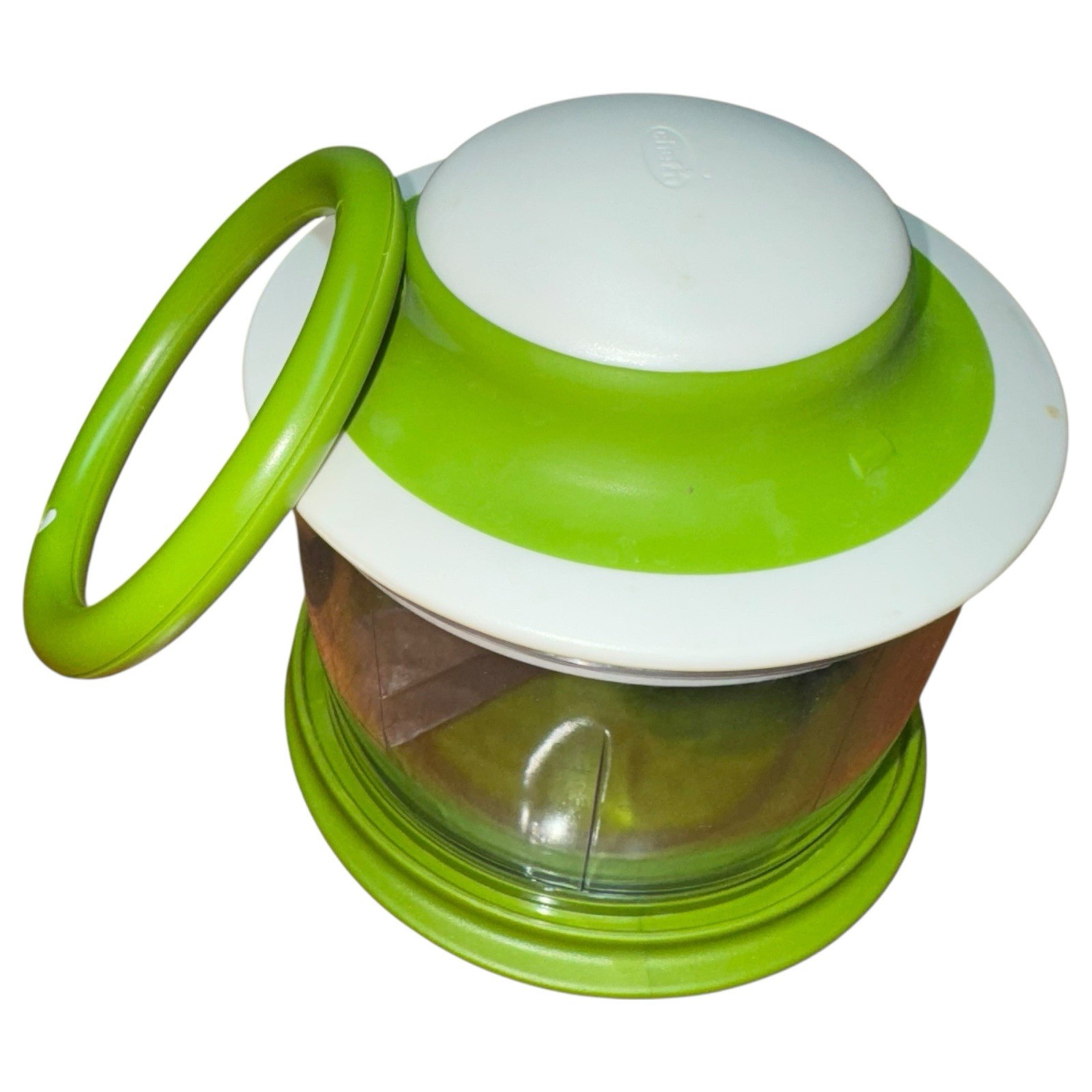 VeggiChop Hand Powered food processor w storage lid Chefn Salsa Guacamole hummus gallery