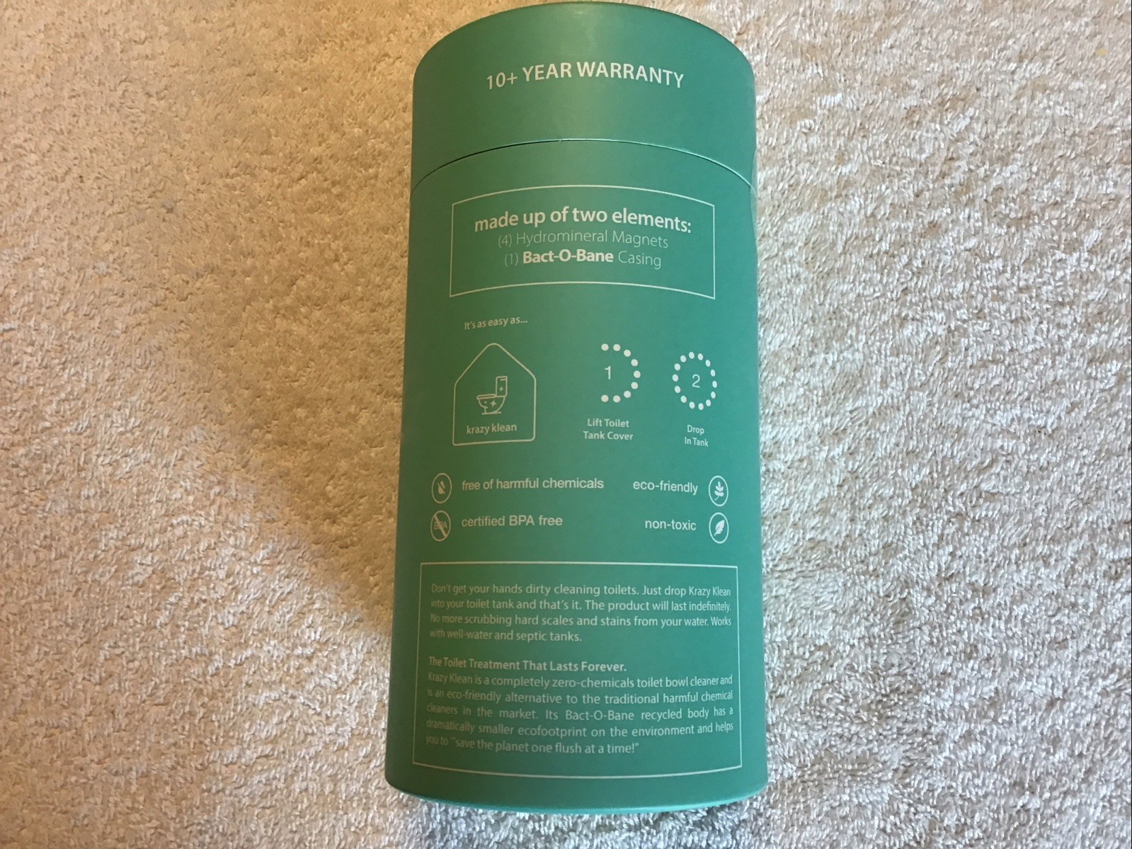 Krazy Klean with Bact-O-Bane Chemical Free Toilet Treatment gallery