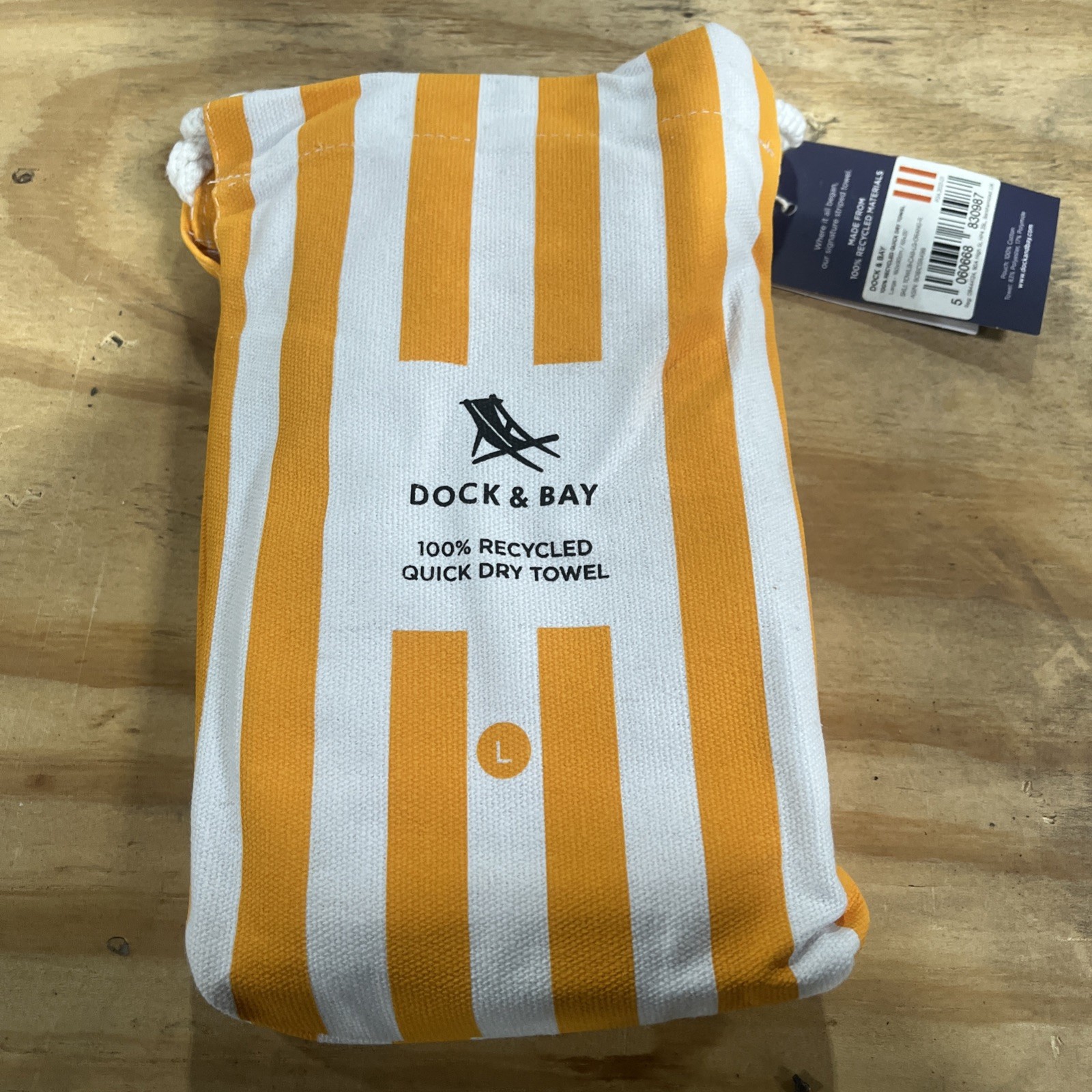 Dock & Bay Quick Dry Beach Towel Orange New gallery
