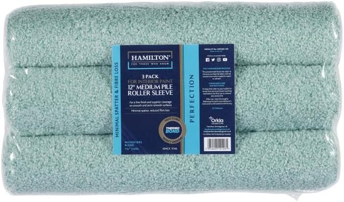 3 x 12" Hamilton Perfection Medium Pile Paint Rollers gallery