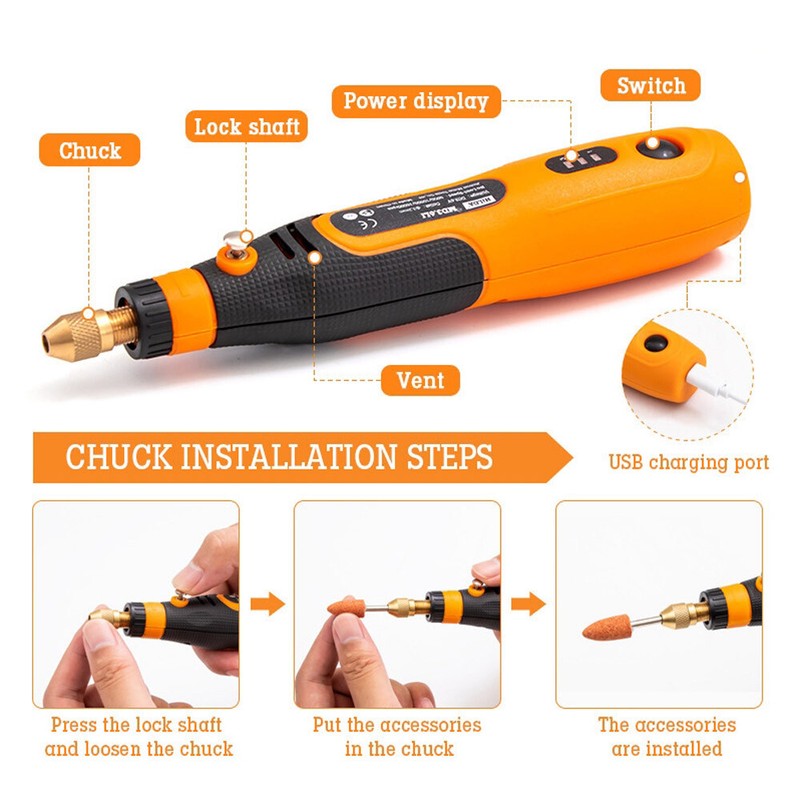 48PCS Abrasive Rotary Tool Accessories Grinding Sanding Cutting Polishing Set US gallery