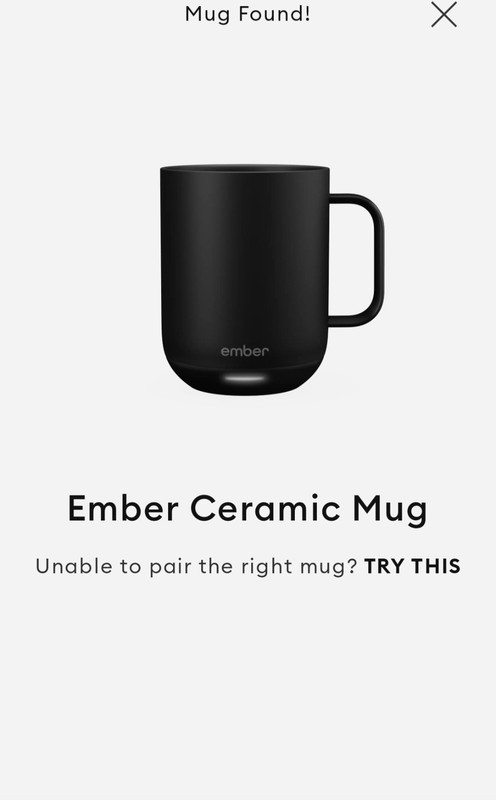 Ember Temperature Color Control Ceramic Smart Mug 10 Oz Black - App Controlled gallery