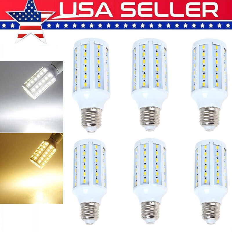 5/10x Bright E27 SMD LED Corn Bulb Lamp Workshop Light Cooling White AC 110V 12W gallery
