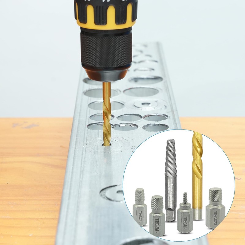 GMTOOLS 35-Piece Helical Screw Puller Bolt Puller Kit, Easy Removal Kit with ... gallery