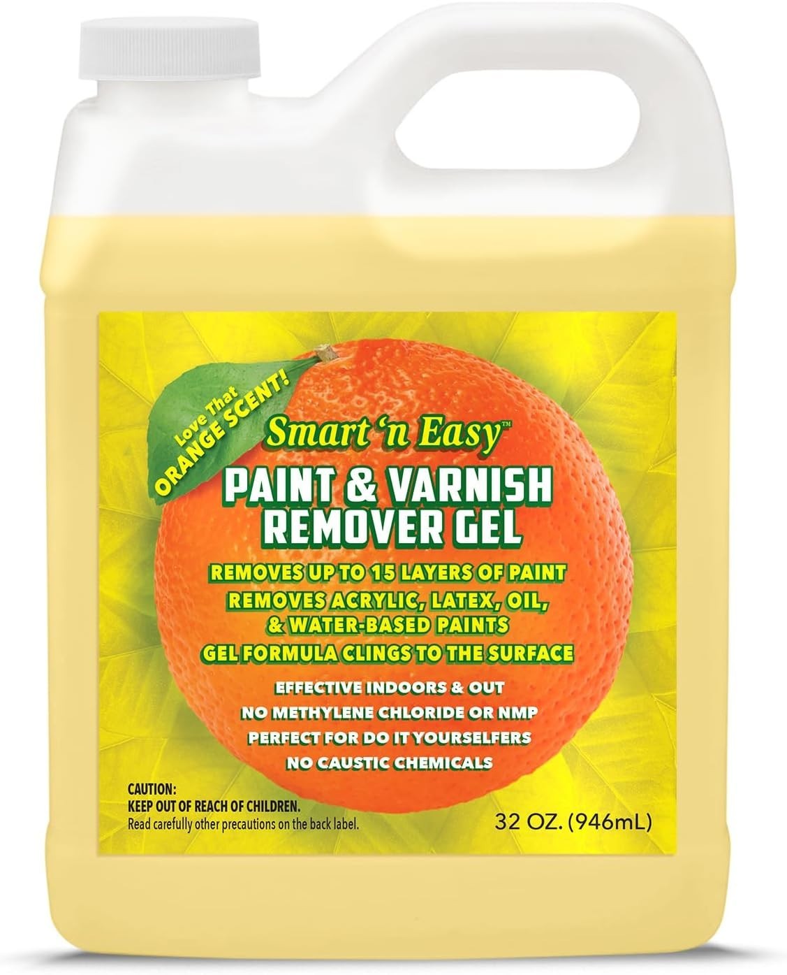 Smart 'n Easy 32oz Paint Remover Gel - Citrus Scent, No Caustic Chemicals gallery