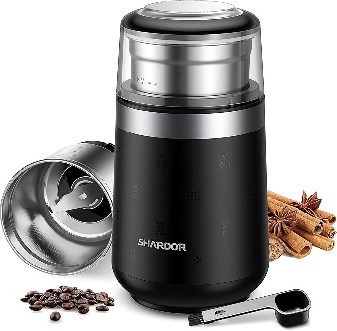 Super Silent Coffee Grinder, Herb, Spice, Electric Coffee Bean & Espresso Grinde gallery