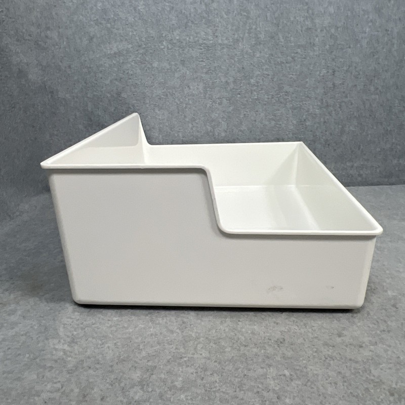 Refrigerator Ice Container Bin - Unknown Brand - 10.5"x14"x3" - white gallery