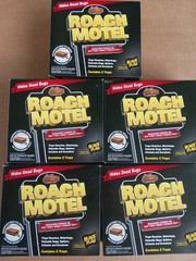 10 Black Flag Roach Motels Cockroach Bug Bait Glue Trap Spider Motel Lot Of 5pks