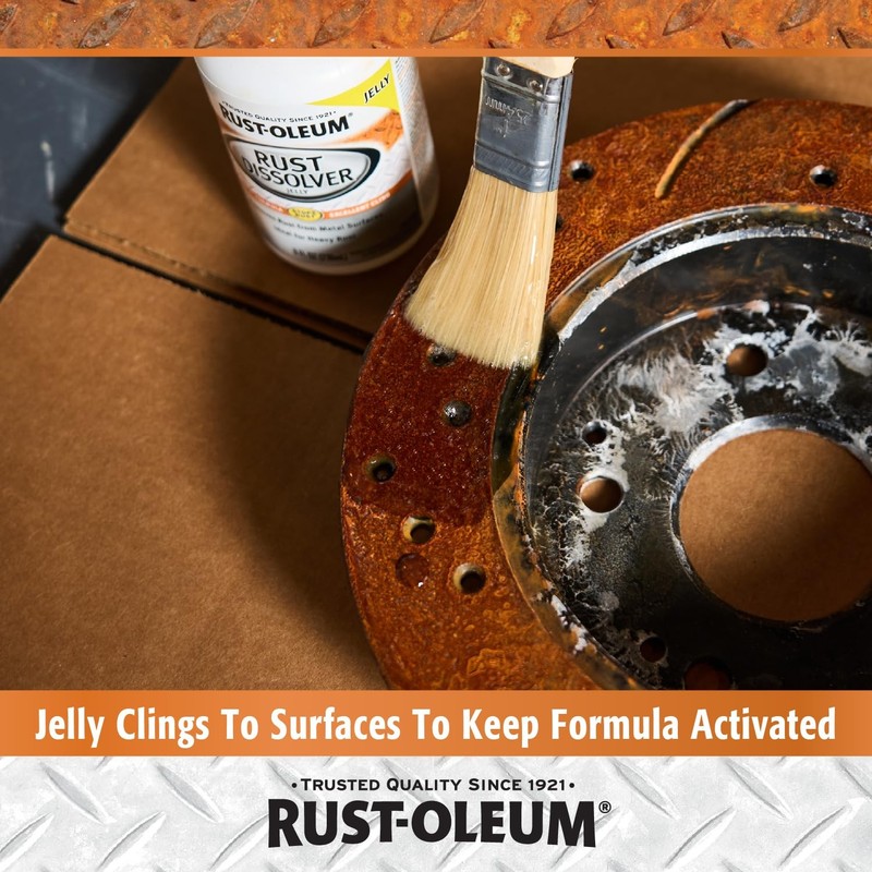 Rust-Oleum Rust Dissolver Jelly | Heavy-Duty 8 Fl Oz (Pack of 1), No Color gallery