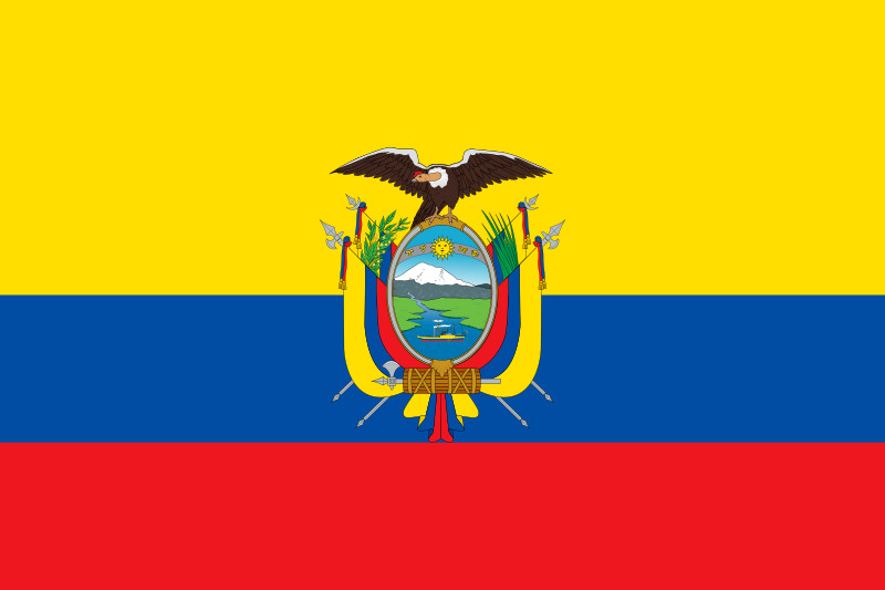 Ecuador Flag 3x5 ft. Nylon Outdoor Made in USA Eder 031272 gallery