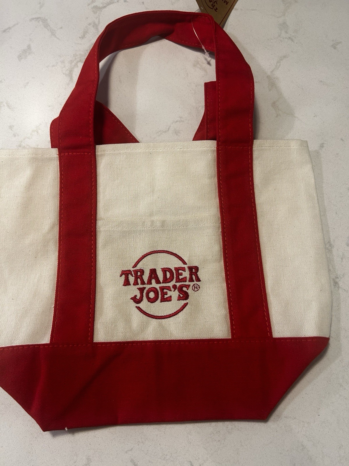 Trader Joe’s Mini Canvas Reusable Tote Bags Colorful Canvas Tote Bag 4 Colors US gallery