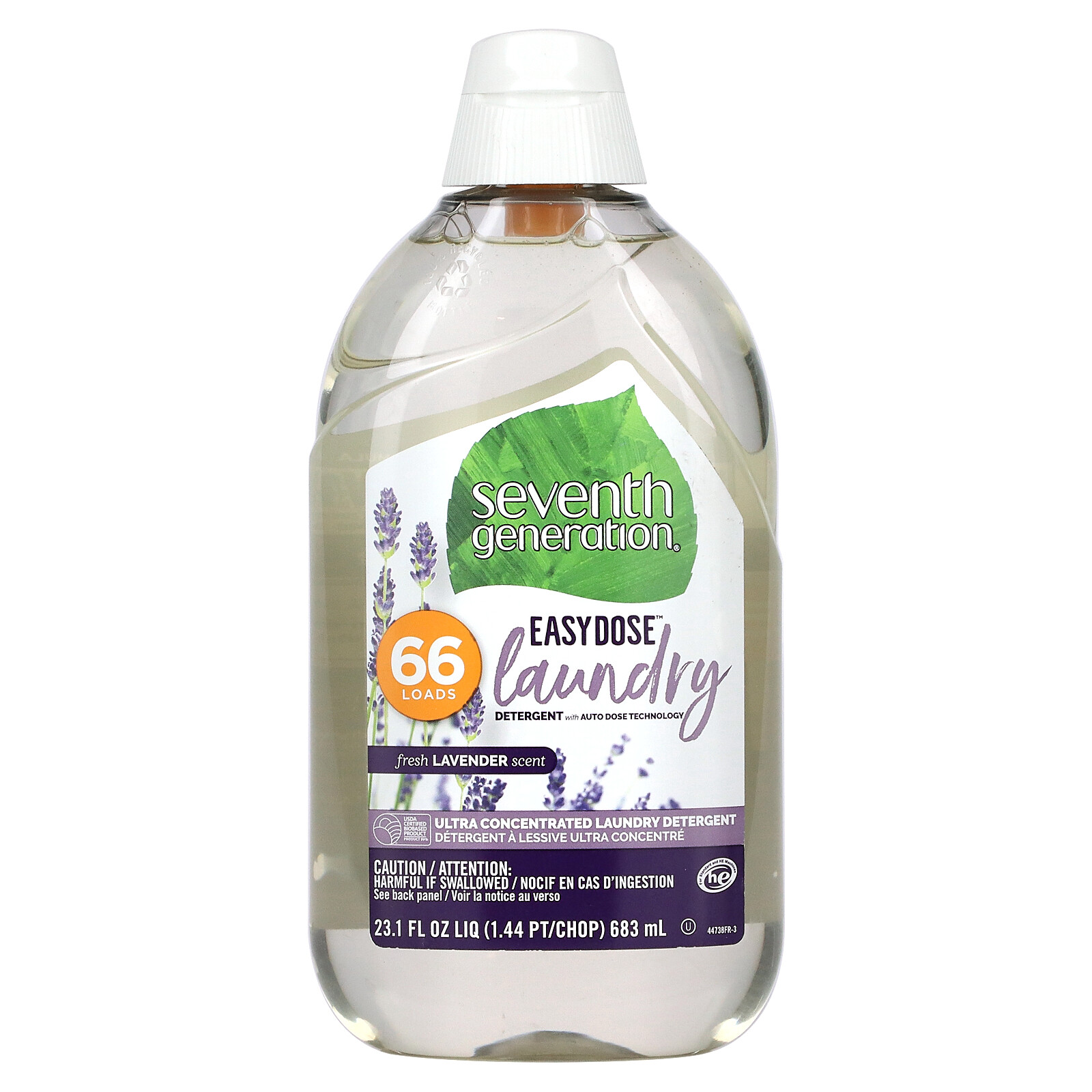 Easydose, Ultra Concentrated Laundry Detergent, Fresh Lavender, 66 Loads, 23.1 gallery