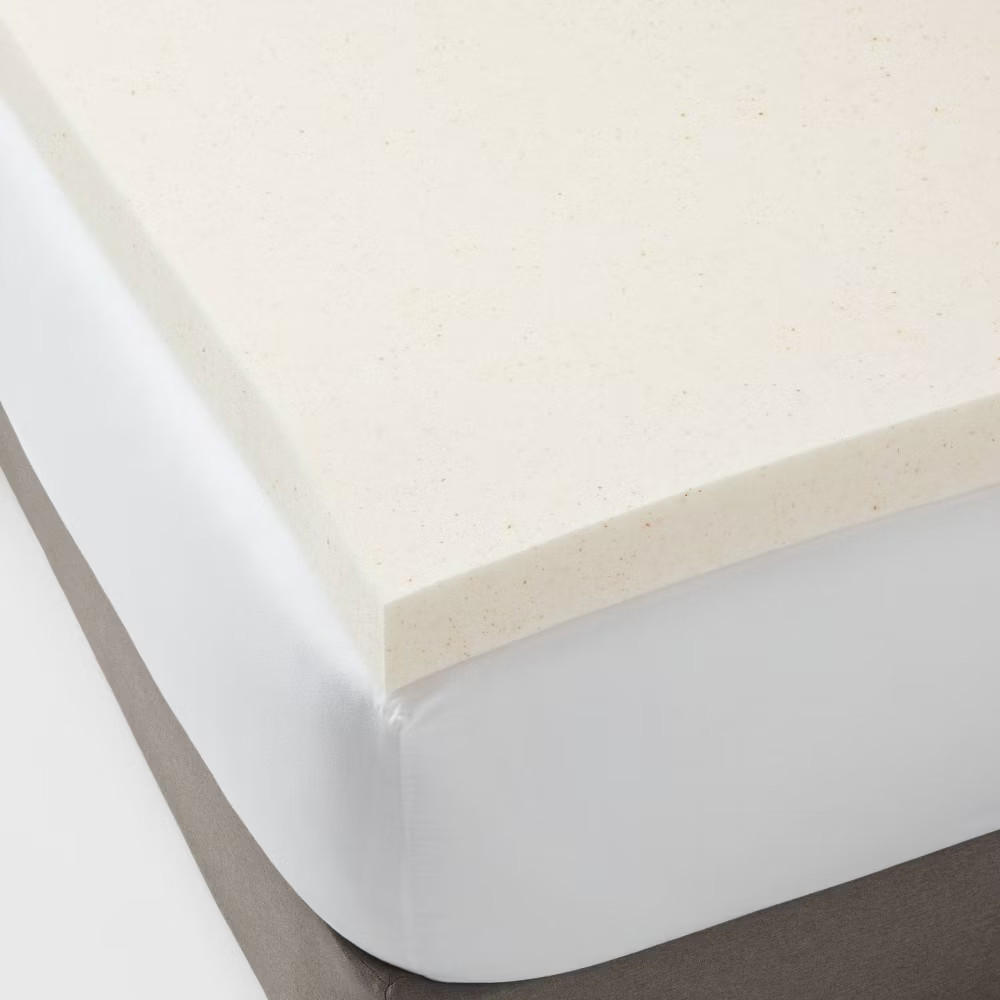 Twin 3" Performance Memory Foam Mattress Topper - Threshold: CertiPUR-US, gallery