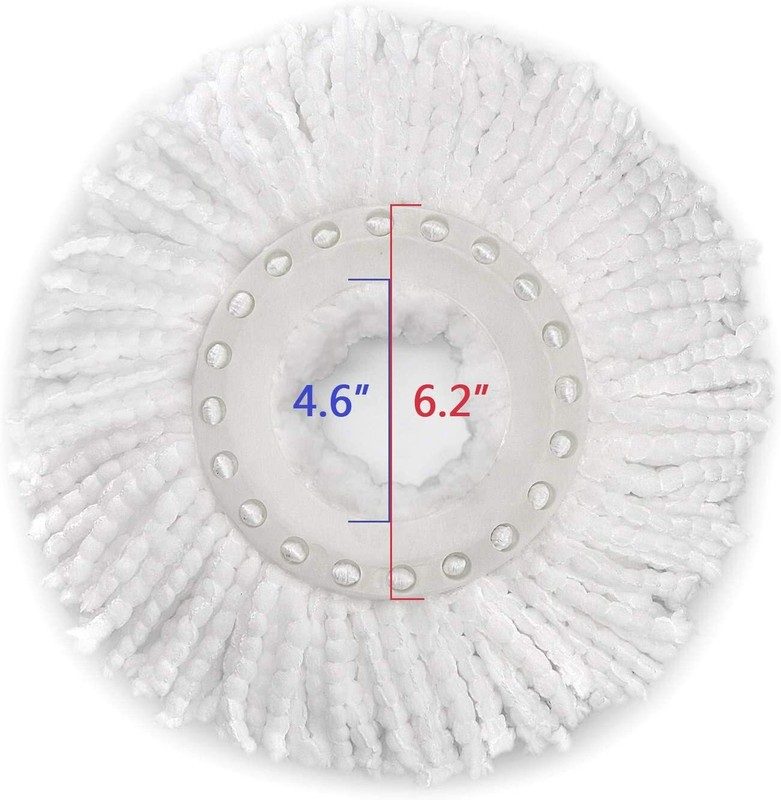3x Replacement Microfiber Mop Head Easy Clean Wring Refill For O-Cedar Spin Mop gallery