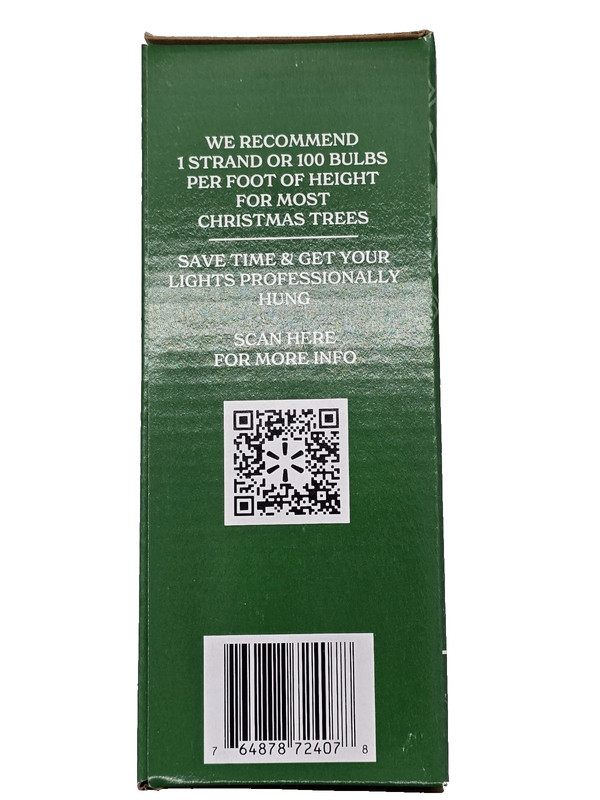 Cool White 100 Count LED Mini Christmas Lights White Wire Holiday Time 10 BOXES gallery