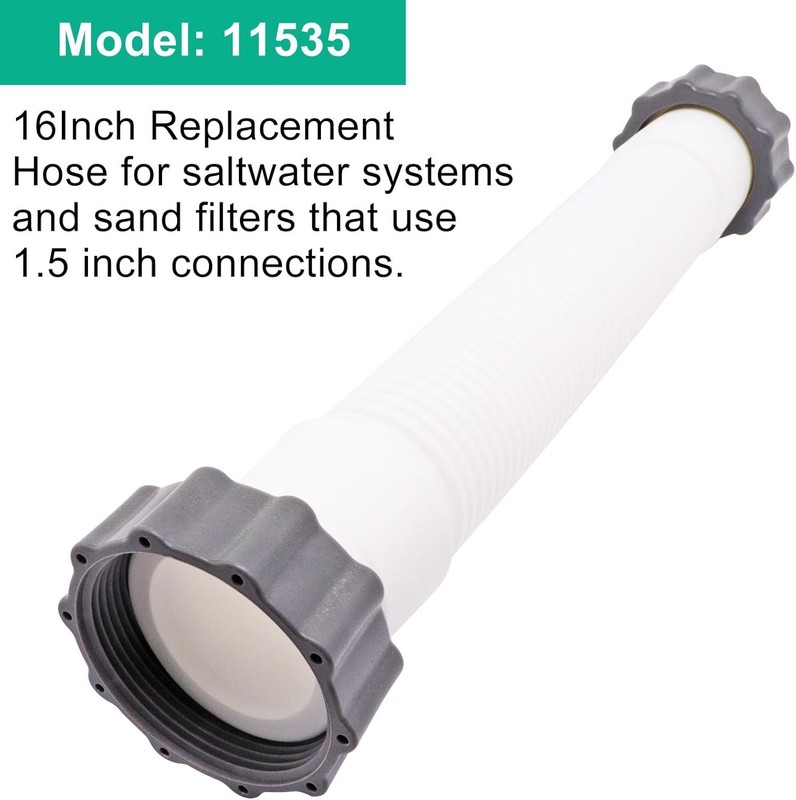 16 Inch Pool Pump Hose Replacement Interconnecting Hose for Sand Filter Pump ... gallery