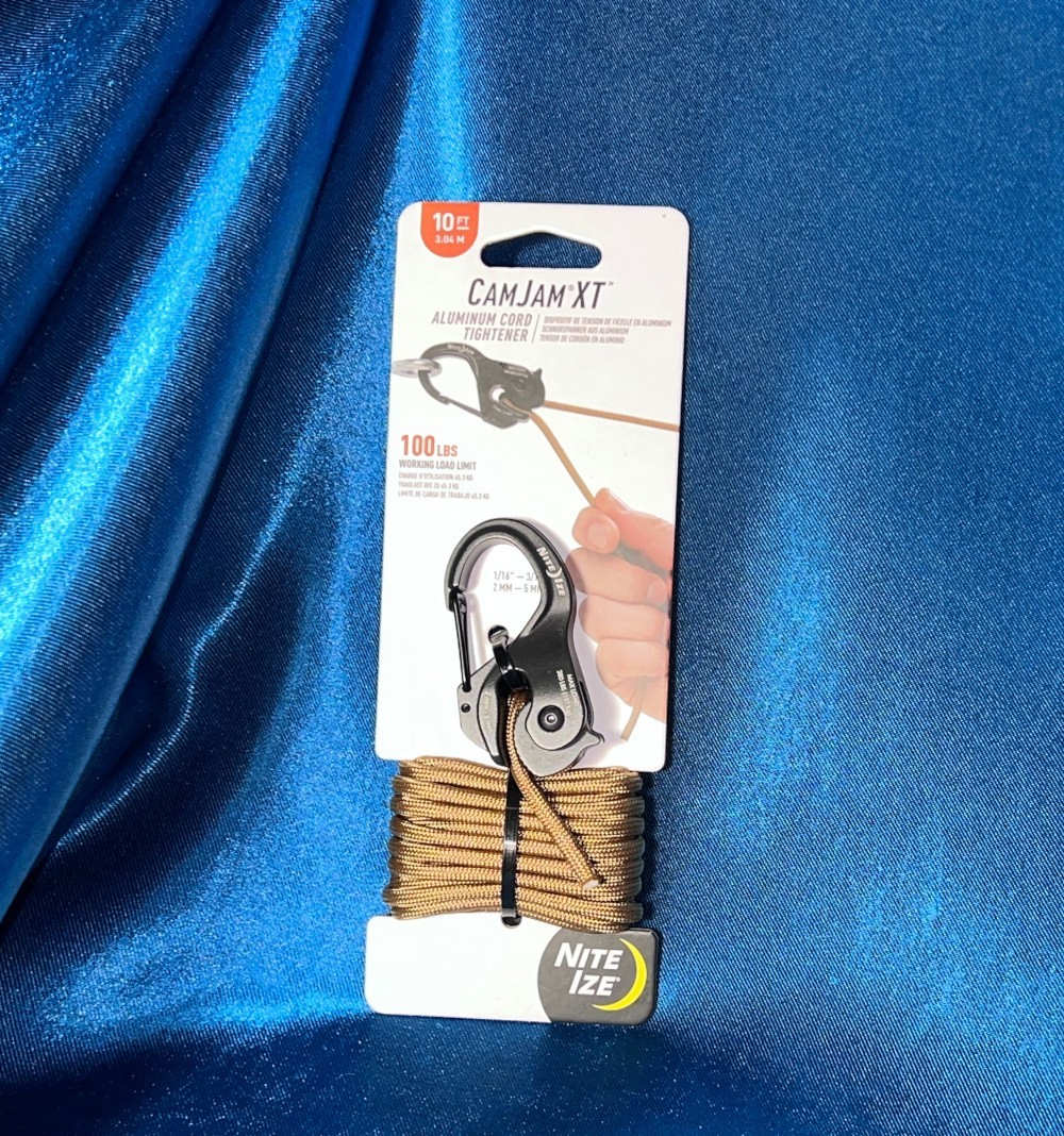 Nite Ize CamJam Aluminum Rope Tightener with 10FT Rope - NCJSA-29-R3 gallery