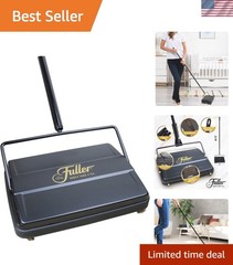 Carpet Floor Sweeper Electric Static Cleaner Hard Soft Surface Compact Lightw…