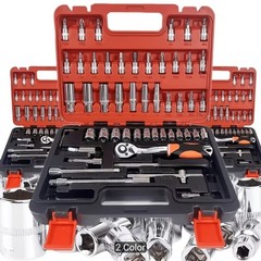 52pcs Professional Tool Set ~ Multi-functional Toolbox for Home, Shop, Office