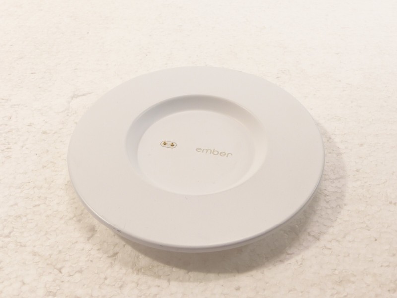 Ember CM17 Temperature App Control 10oz. Smart Mug White w/ Charger Base WORKS! gallery
